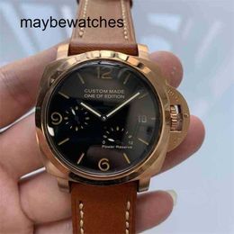 Panerai Luminors VS Factory Автоматические часы высшего качества P900 Автоматические часы Top Clone 42 мм с циферблатом в форме чайки и песка Корпус из нержавеющей стали Кожаный ремешок Высококачественные часы