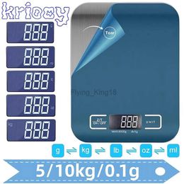 Household Scales 5KG/10KG/0.1g Kitchen Scales Stainless Steel Weighing for Food Diet Postal Balance Measuring LCD Precision Electronic Scales 240322