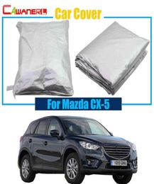 Cawanerl Car Cover Outdoor Sun Snow Rain Resistant Protection Cover UV Anti Dustproof For Mazda CX5 CX5 H2204259028349