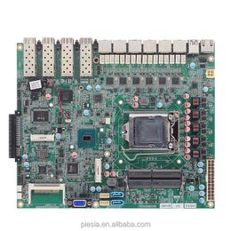 Firewall VPN sever motherboard Network H110 DDR4 6th/7thGen i3-i5-i7 Server 6 Ethernet Ports 4*SFP Pfsense Ports Router Motherboard