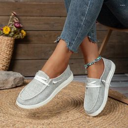 Casual Canvas 2024 Shoes 15 Fashion Lightweight Flat Women's Lace-up Breathable Non-slip Sneakers for Women 43
