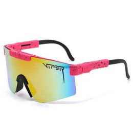 PIT VIP Occhiali da sole sportivi da ciclismo Occhiali da sci Guida Protezione UV Pellicola a colori UV400
