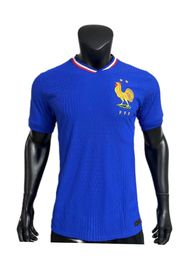 24 25 Euro Cup french National soccer jerseys player version top quality men football jerseys MBAPPE BENZEMA GRIEZMANN kids football kits home away shirts CUSTOMIZE