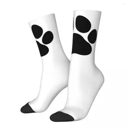 Men's Socks Happy Funny Black Dog Vintage Harajuku Hip Hop Casual Crew Crazy Sock Gift Pattern Printed