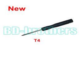 2016 New Black T4 Screwdriver Torx Screw Drivers Open Tool for Moto Phone Notebook Hard drive Circuit Board Repairing 3000pcslot8467037