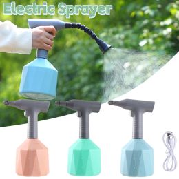 Sprayers Electric Plant Spray Bottle USB Electric Sanitising Sprayer Automatic Watering Fogger Hand Watering Machine Plants Garden Tool