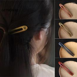 Hair Clips Vintage Sticks For Women Chinese Wooden Hairpins Hairstick Chopstick Headdress Retro Jewelry Headwear Gift SL