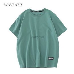 Women's T-Shirt Wafrati 2022 New Womens 100% Pure Cotton T-shirt Womens Green Fashion Super Large Street Clothing Short Sleeve T-shirt Summer Top WT2201 240322