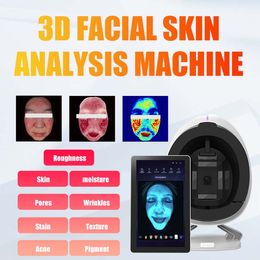 Magic Mirror Facial Scanner Skin Analysis Machine 3D AI Intelligent Face Skin Analyzer Beauty Machine Facial Diagnosis test report