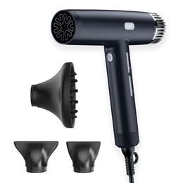 K&k Hair Dryer,negative Ionic Blow Dryer 110, 000 RPM Brushless Motor for Fast Drying,high-speed Low Noise Thermo-control Hairdryer with Nozzle,for