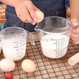Household Scales Kitchen Scale Measuring Cup 300/600/1000ML High Temperature Resistant Milliliter Measuring Tools Egg Beater Cup Baking Supplies 240322
