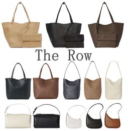 The row designer shoulder bag womens half moon Park tote Bag Luxurys handbag shop lunch box bucket bags Man real Leather pochette crossbody clutch satchel shopper466