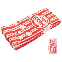 Take Out Containers 20 Pcs Popcorn Packaging Bag Paper Boxes Bags Movie Night For Party Holders Snack Trays Bulk