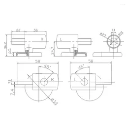 Toilet Seat Covers Hardware Hinges Home Improvement Replacement Soft Close Suits Anya Bathroom Top Fixing Method