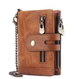 High Quality Luxury Wallet Designer Wallet for Men Card Holder Mens Wallet Top Tier Cattle Pickup bag Three Fold US dollar wallet RIFD mens short leather wallet