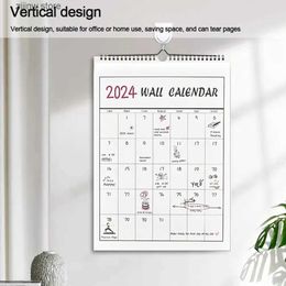 Calendar New 2024 Simple Wall Calendar Home Office Wall Calendar Weekly Plan Organizer Schedule Reminder Y240322