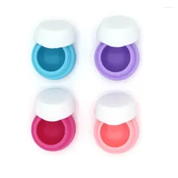 Storage Bottles Face Cream Jar Cosmetic Packaging Refillable Travel Sample Box Make Up Container Mini Mushroom Shape Bottle