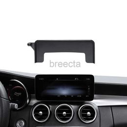 Cell Phone Mounts Holders Car Phone Holder Mount Navigation Screen Fixed Cell Phone Holder For Mercedes Benz GLC 2016-2022 X253 C Class W205 2015-2022 240322