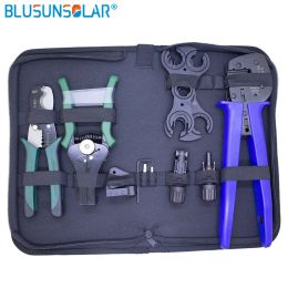 Cleaners 1 Set High Quality Tool Box Crimping Pliers /stripper/cable Cutter/solar Pv Spanners /wrench Tool Set for Solar System