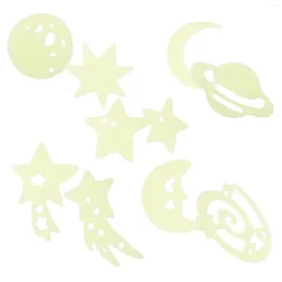 Wallpapers Plant Decor Star Glow In The Dark Ceiling Stickers Moon Stars For Decorations Space Room Child