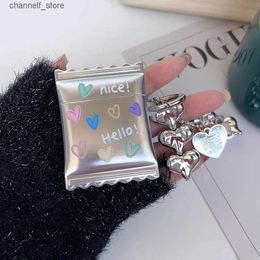 Earphone Accessories Candy Sweet Colourful Love Heart Electroplate Silicone Bluetooth Earphone Case for AirPods 1 2 3 Pro 2 AirPod Cover PendantY240322