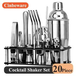 Bar Tools Shaker Cocktail Set and Bar Tools Barman Cocktail Shaker Mixology Bartender Kit Complete Professional Bartender Kit Mojito Kit 240322