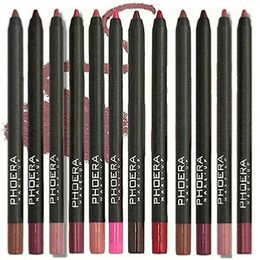 Waterproof Matte Lipliner Pencil Sexy Red Contour Tint Lipstick Lasting Non-stick Cup Moisturising Lips Makeup Cosmetic 12Color A39