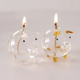 Vases Personalised And Creative Cartoon Glass Oil Lamp Candlelight Dinner Manufacturing Romantic Cute Jewellery Home Decoration