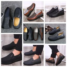 Casual Shoe GAI sneaker sports Cloth Shoes Mans Formal Classic Top Shoe Soft Sole Flats Leathers Men Shoe Black comforts softs size 38-50