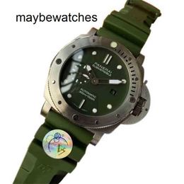 Panerai Luminors VS Factory Автоматические часы высшего качества P.900 Автоматические часы Top Clone Sneaking Series Военный зеленый корпус 45 мм из матовой тонкой стали
