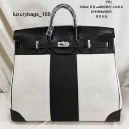 Tote Bag Mens Hanbags 50cm Bikinss Bags Bag Hac Large Travel Capacity Leather Domineering Mens Have Logo Gest Eyfc