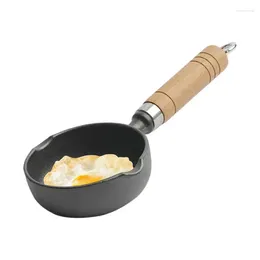 Pans Mini Cast Iron Skillet Non Stick Hangable Deepened Egg With Dual Drip Spouts Small Pan Cooking Pot For