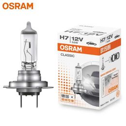 Other Car Lights Osram H7 Standard Automotive Halogen Headlamp Automotive Bulb 3200K 12V 55W PX26d 64210 Original Lamp OEM Quality (1 piece)L204