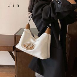 Shoulder Bag High Quality Exclusive Control Goods Lychee Patterned Large Capacity for Women New Wtern-style Simple and Fashionable Womens High-end Tre Bag