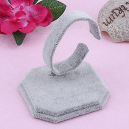 Jewellery Pouches Portable Lint C Type Design Bracelet Display Holder Charm Resin Ring Storage Organiser Stand Showcase