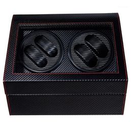 4 6 High End Automatic Watch Winder BoxWatches Storage Jewelry Holder Display PU Leather Watch Box Ultra Quiet Motor Shaker Box13265