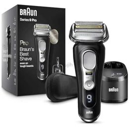 Electric Shavers Electric shaver mens waterproof foil shaver series 9 Pro 9460cc wet dry shaver 240322