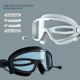 Professional Adult Antifog UV Protection Lens Men Women Swimming Goggles Waterproof Adjustable Silicone Swim Glasses 240312