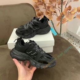 Designer Track 3.0 Shoes Triple Platform Trainer Sneakers Men Women Leather Sneaker White Black Green Blue Nylon Printed Platform Shoe 35-46 b8