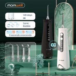 Other Appliances Mornwell oral irrigator teeth whitening household appliances sonic water grinder 270mL water tank teeth cleaning agent teeth water jet H240322