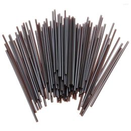 Disposable Cups Straws 100 Pcs Black Plastic Mini Cocktail For Celebration Drinks Party Supplies Commodity Bar Accessories Commercial
