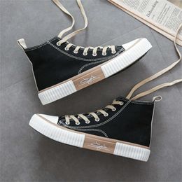 HBP Non-Brand Custom Fashion High Top Canvas Trendy Shoes Men Casual Shoes Womens Sneakers Unisex