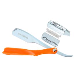 Razor Spring Orange Handle Dural Edge Razors Women Men Hair Removal Barber Razors Shaving Shavette Beard Face Underarm Body Eyebrow