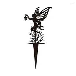 Garden Decorations Spikes Metal Stakes Angel Craft Statues Fairy Sculpture Lawn Ornaments And Yard Art