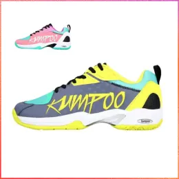 Badminton Original Kumpoo Men Badminton Shoes Women Big Logo Size 3545 Anti Slip Tennis Shoes Light Weight Badminton Footwears