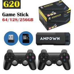 Game Controllers Joysticks GD20 4K TV Game Stick Video Game Console 60fps HDMI Low Latency Output Portable Retro Console 256G Built-in 70K GamesY240322