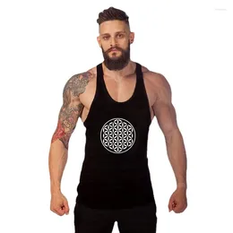 Men's Tank Tops Mens Designer Fitted Gym T-gym Clothing Man 2024 Be Tie Dye Mandala Men