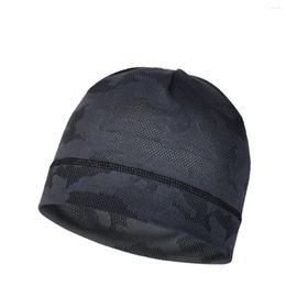 Berets Sports Beanies Summer Hats For Men Women Single Layer Breathable Quick Drying Outdoor Sunscreen Riding Running Liner Cap