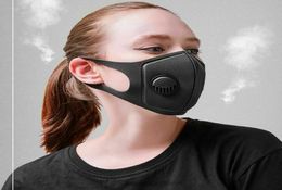 Masks Face Unisex Sponge Mask Dustproof PM25 Pollution Face Mouth Mask with Breath Wide Straps Wash2908379