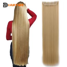 Piece Piece Synthetic 100cm Hair For Women Extra Long One Piece Clipin Hair Hair Accessories Natural Fake Hairpieces